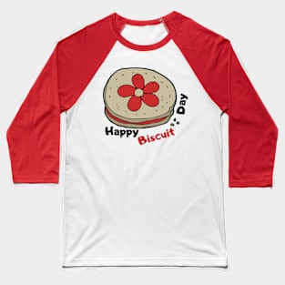 Biscuit red flower Baseball T-Shirt